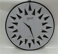 Wall Clock Lowell Design in Resin 07413BN - 07413BN